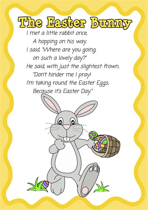 30 Luxury Funny Easter Poems for Kids - Poems Ideas