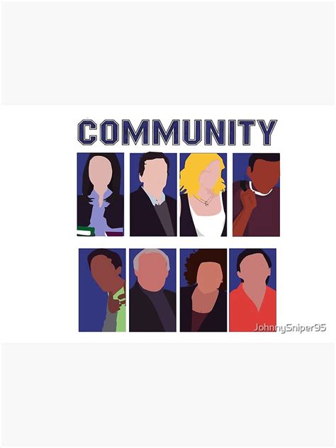 "Community TV Series " Poster for Sale by JohnnySniper95 | Redbubble