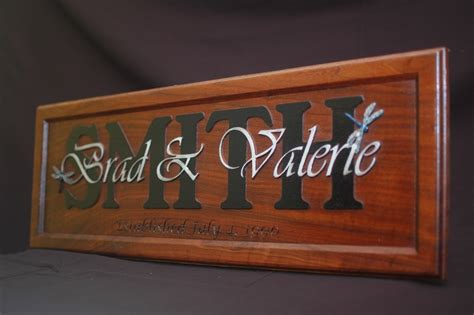 Custom Carved Wedding/anniversary Plaques - Etsy