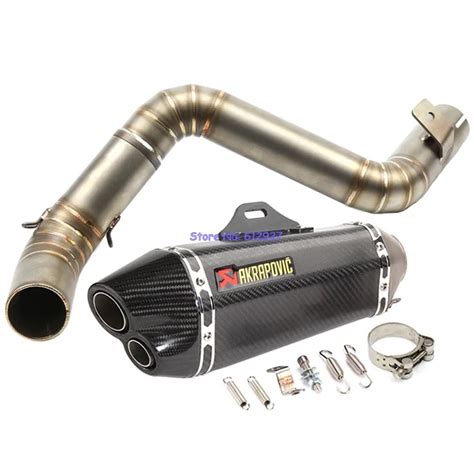 Motorcycle KTM Duke 200 / Duke 390 Exhaust Pipe Muffler Slip On ...