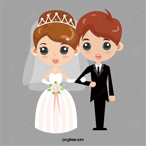 Personajes De Dibujos Animados De Bodas PNG ,dibujos Clipart De Dibujos Animados, Boda, La Novia ...