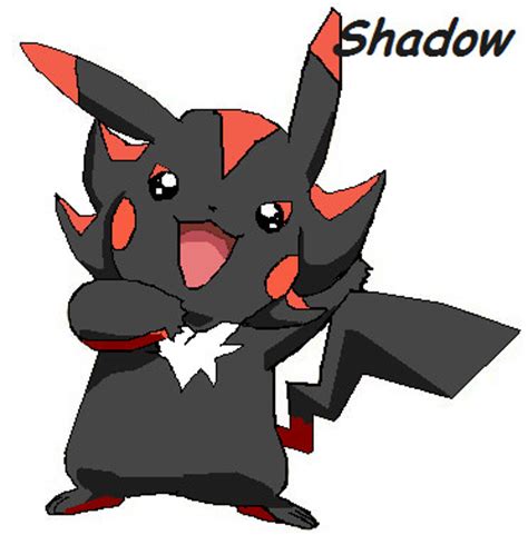 Shadow Pikachu by FoxySerriaAngel on DeviantArt