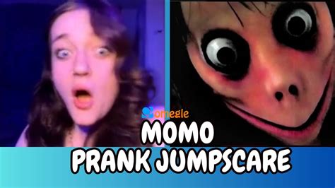 MOMO JUMPSCARE Prank on OMEGLE! p.2 - YouTube