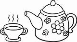 Kettle Coloring Pages sketch template