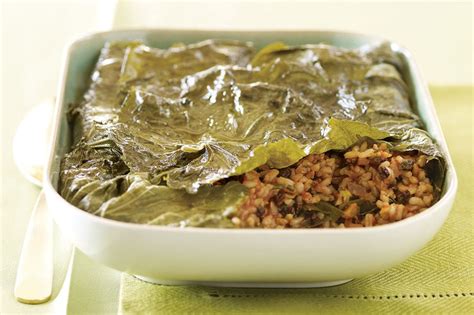 Stuffed Grape Leaves Casserole - If you like stuffed grape leaves, you ...