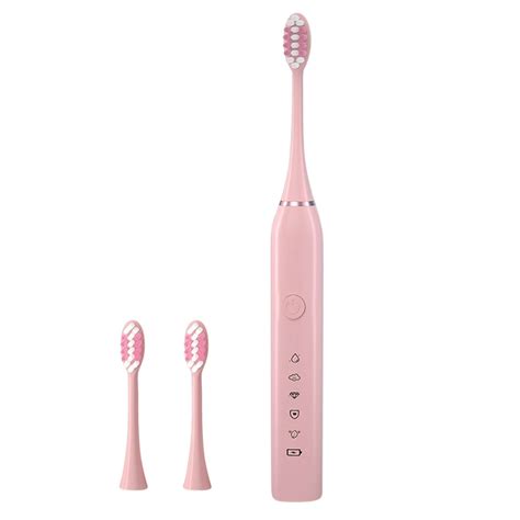 Penkiiy Powerful Electric Toothbrush Adult Timer Brush 5 Mode USB ...