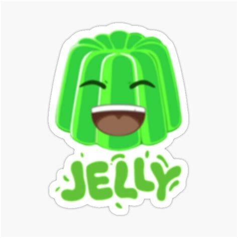 "Jelly Youtuber, The Gel Ungry Green" Sticker by mazoria | Redbubble