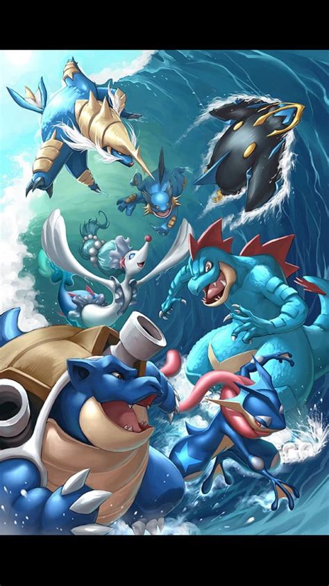 Pokemon Water Starter Wallpaper