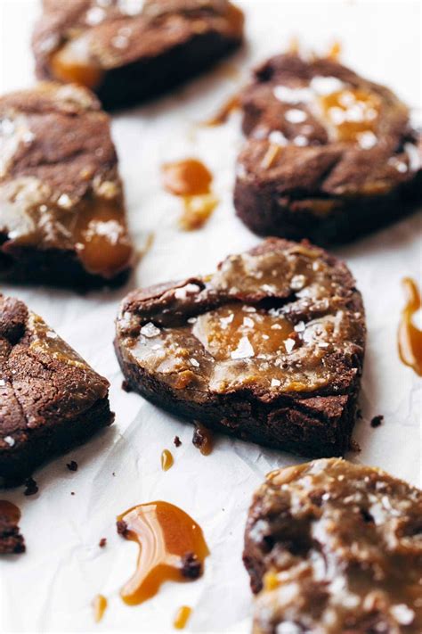 Salted Caramel Brownies Recipe - Pinch of Yum