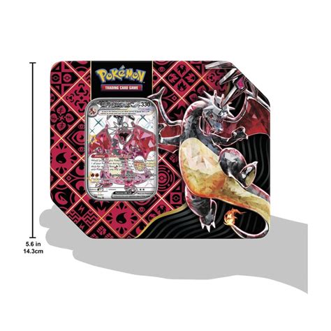 Pokémon TCG: Scarlet & Violet-Paldean Fates Tin (Shiny Charizard ex ...