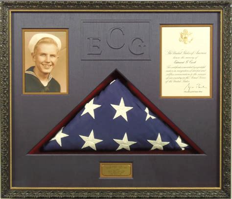 Honor those who have served in the military in your family by creating memorabilia shadowbox ...