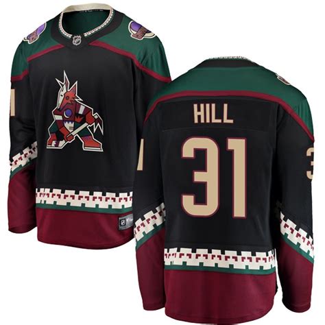 Youth Adin Hill Arizona Coyotes Fanatics Branded Alternate Jersey ...