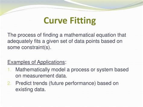 PPT - Curve Fitting PowerPoint Presentation, free download - ID:5389966