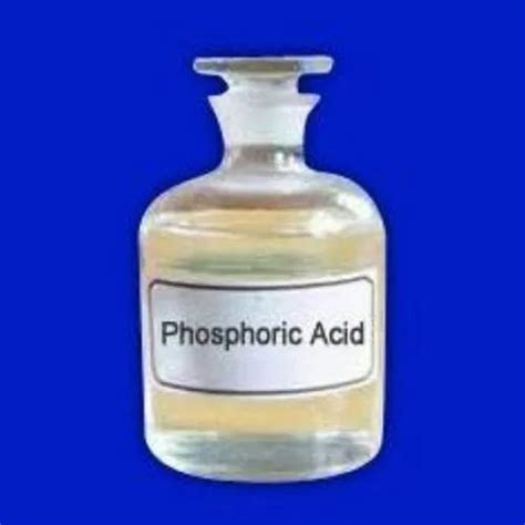 Food Grade Phosphoric Acid, 85%, 35 Kg, Rs 168 /kg Akshar Chemicals | ID: 22654033933