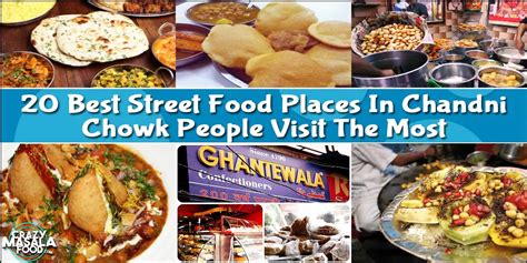 Top 20 Best Street Food Places In Chandni Chowk | CrazyMasalaFood