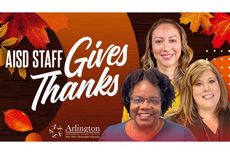 Arlington ISD staff share what they're thankful for