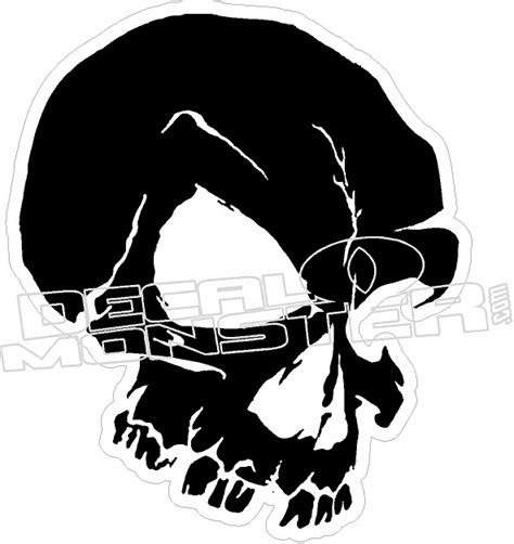 Skull decal 5 - DecalMonster.com