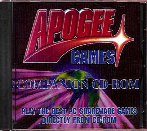 Apogee Games Companion (PC, CD-ROM) Limelight Media - 1994 USA, Canada ...