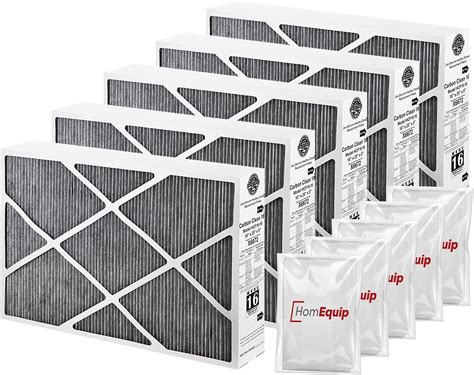 Lennox X6672 Furnace Filters, Carbon Clean Healthy Climate 16x25x5 Air Filter Replacement Merv ...