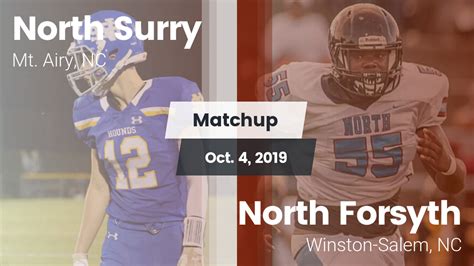 North Surry HS Football Video "Matchup: North Surry High vs. North Forsyth 2019" | MaxPreps