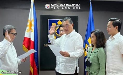 Caloocan Rep. Oca Malapitan lauds new NEA chief