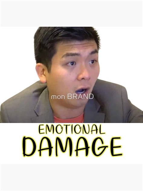 "Emotional Damage Steven He, funny meme" Poster for Sale by monBRAND | Redbubble