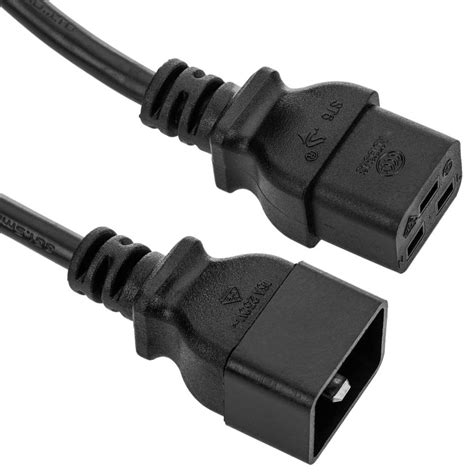 Cable Alimentación IEC-60320 1.8m (C19 / C20) - Cablematic