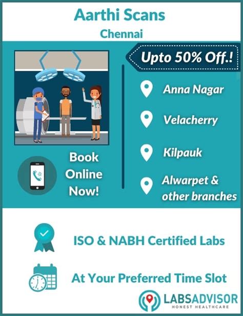 50% Off on Aarthi Scans MRI Cost in Chennai - From ₹3350 Only