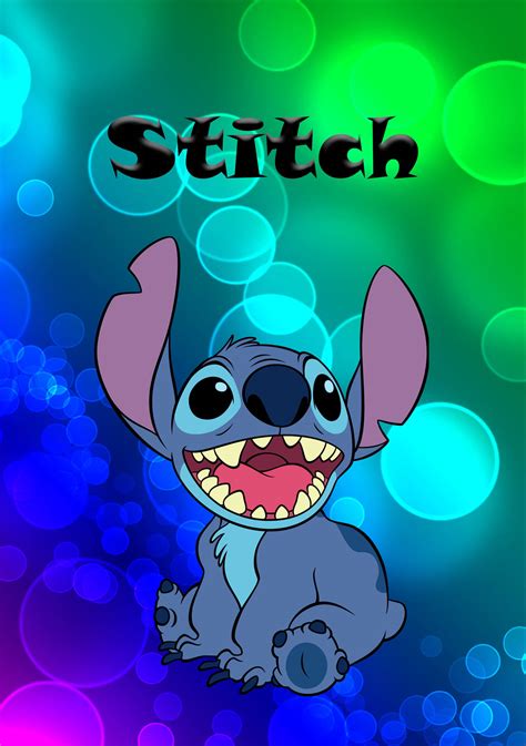 Download Elated Cute Disney Stitch Wallpaper | Wallpapers.com