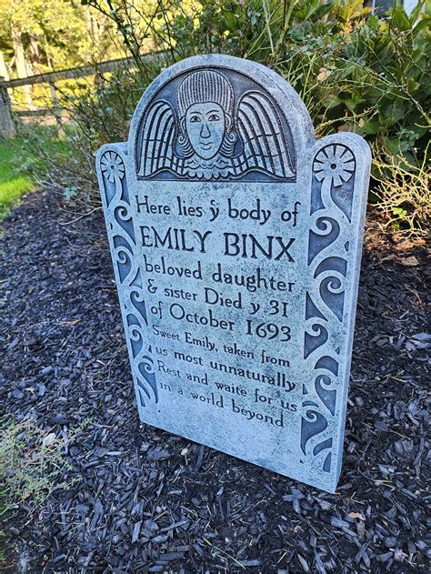 Hocus Pocus Emily Binx Custom Carved Tombstone Aged Sealed - Etsy