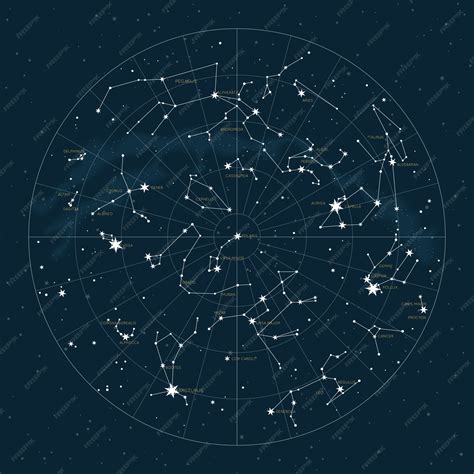 Constellation Map Northern Hemisphere