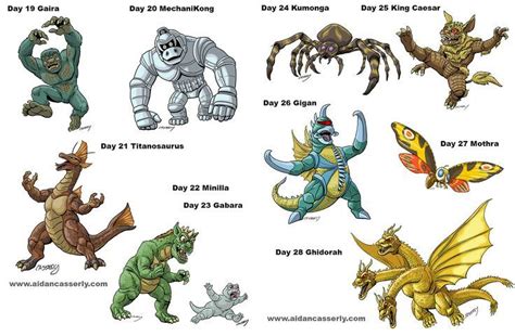 Kaiju Month - My Blog | All godzilla monsters, Kaiju, Kaiju monsters