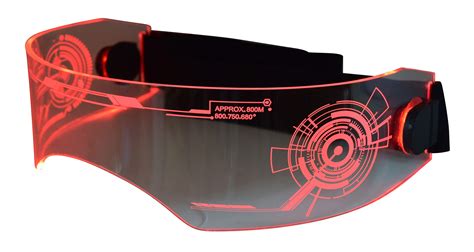 Buy ASVP Shop Fursuit Costume LED Visor Glasses Cyberpunk CyberGoth Goggles Cosplay Furries ...