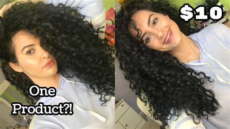 Shea Moisture Curly Hair Routine | 1 Product ONLY (extended) + Skin Care - YouTube