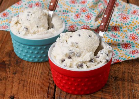 Chocolate Chip Ice Cream - Barefeet in the Kitchen