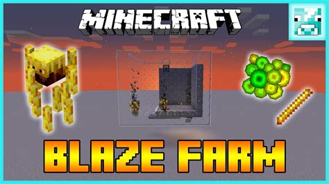 Minecraft 1.14: How to Make a BLAZE FARM Tutorial - YouTube