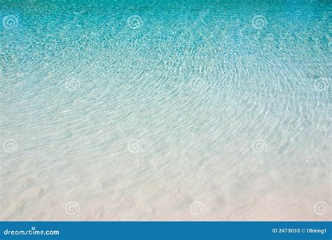 Blue Water Ripples White Sand Stock Image - Image of bright, calm: 2473033