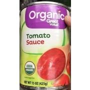 Organic Great Value Tomato Sauce: Calories, Nutrition Analysis & More | Fooducate