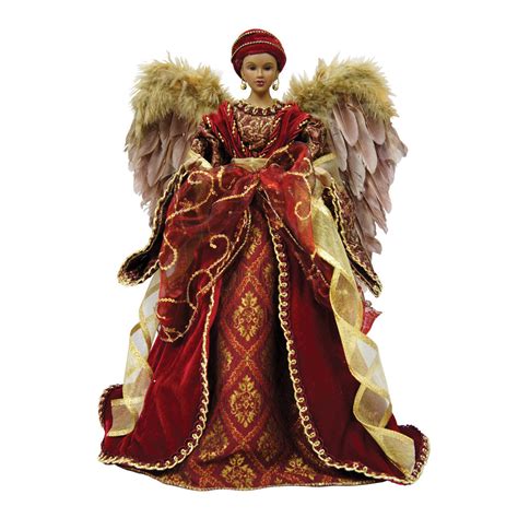 African American Diva Angel Tree Topper (Black Christmas Decor) | The ...