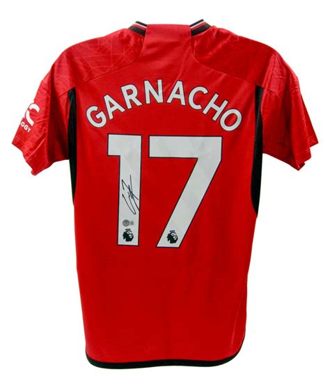 Alejandro Garnacho Signed Manchester United Jersey (Beckett) | Pristine ...