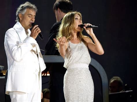 Celine Dion and Andrea Bocelli | Flow & Style Celebrity Forum