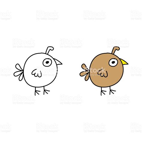 cartoon drawing of a funny bird | Free vector art, Cartoon drawings, Vector art