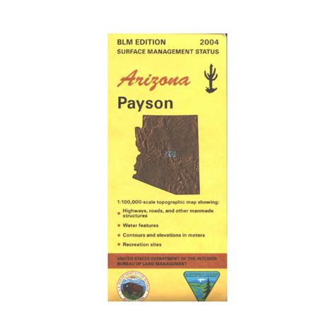 Map: Payson AZ - AZ135S – Public Lands Interpretive Association