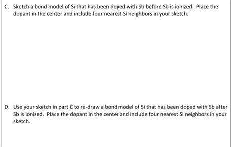 1. Doping Models Examine the structure of silicon | Chegg.com