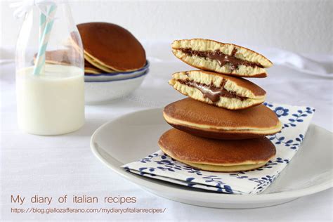 Japanese Dorayaki pancakes with Nutella - My diary of italian recipes