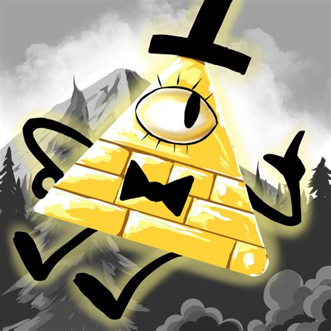 Bill Cipher fan art doodle by SemajZ on DeviantArt