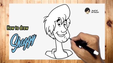 Learn How To Draw Shaggy From Scooby Doo Scooby Doo Step By Step ...