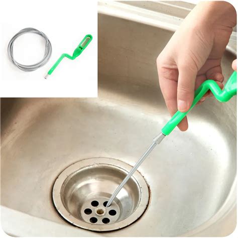 Drain Cleaner Flexible Drain for Shower Sink Bathtub Toilet Hair Removal a804 19-in Drain ...