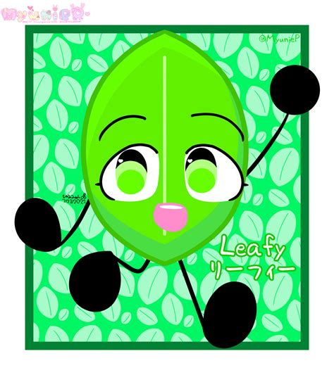 Leafy from BFDI by MyuniStar on Newgrounds
