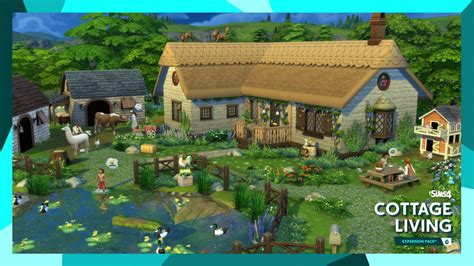 The Sims 4 Cottage Living Preview - Cottagecore Galore